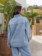 Light Blue Denim Amor Overshirt