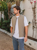 Khaki Stitch Bodywarmer