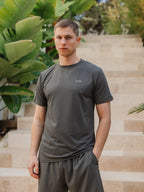 Army Green Stitched Sport T-shirt