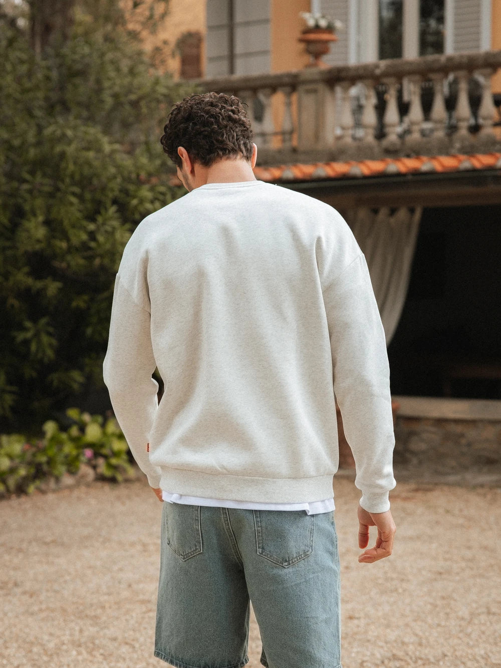 Grey Oversized Basic Sweater