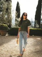 Green Collar Femme T-shirt