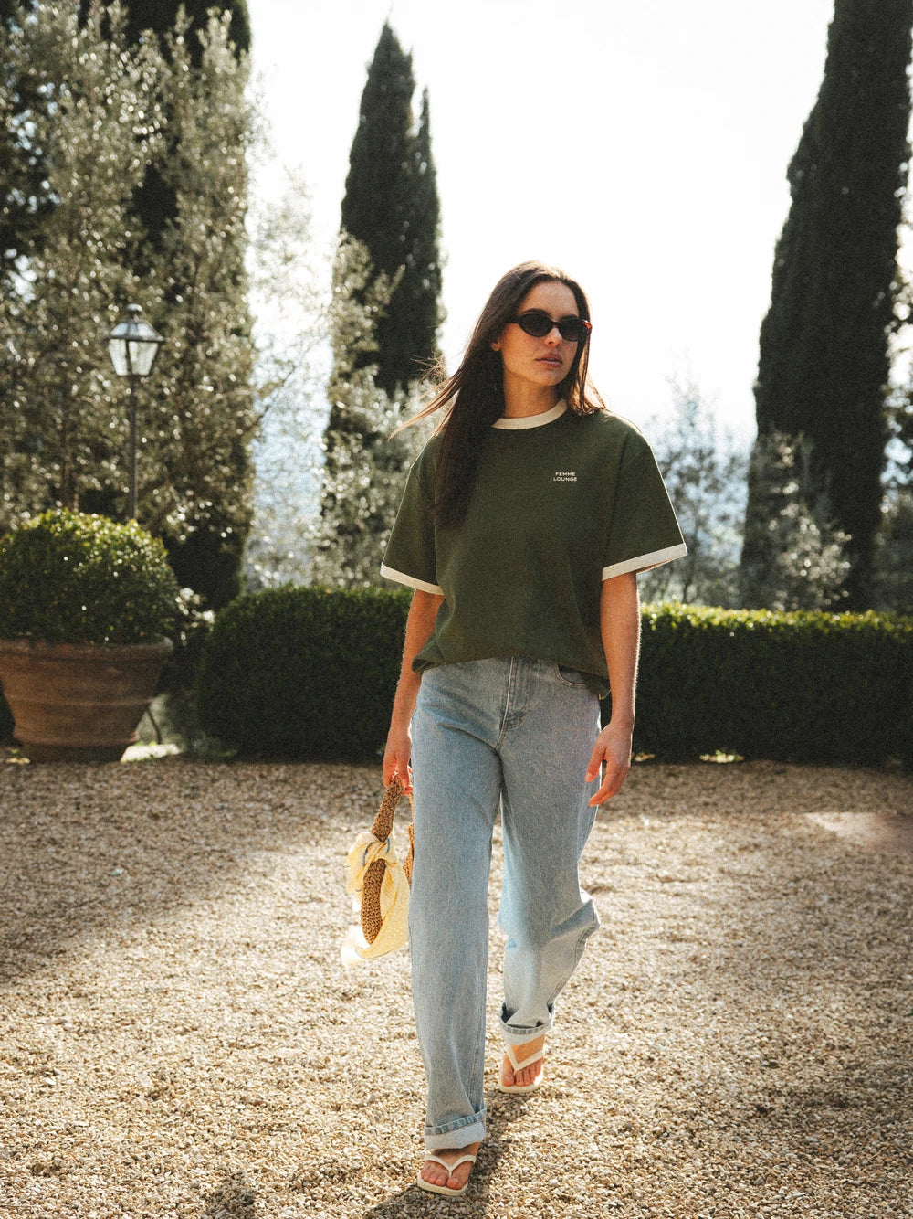 Green Collar Femme T-shirt