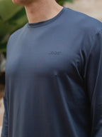 Grayish Blue Sport Longsleeve