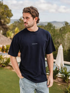 Navy Sant Carles Oversized T-Shirt