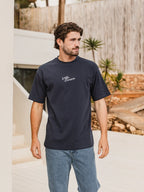 Blue Eivissa Oversized T-Shirt