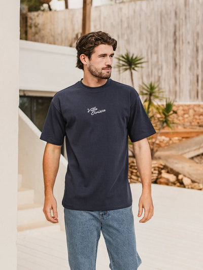 Blue Eivissa Oversized T-Shirt