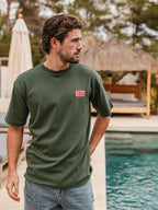 Green Patch Oversized T-Shirt