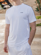 White Stitched Sport T-shirt