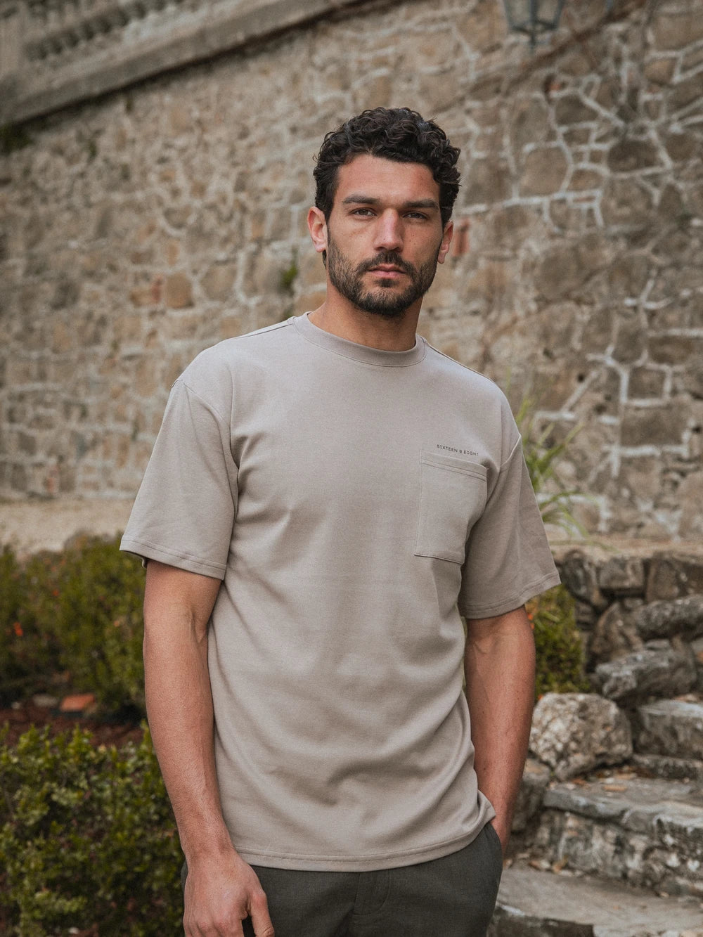 Brown Sangiovese Oversized T-shirt