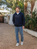 Navy Eivissa Oversized Vest