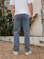 New Washed Blue Damaged Jeans