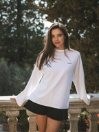 White Raglan Longsleeve T-shirt
