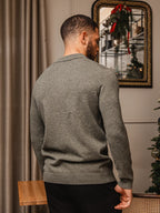 Grüner Wollcardigan