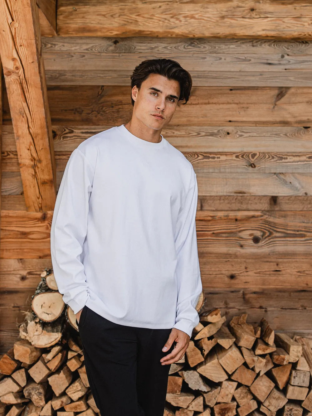 White Oversized Longsleeve