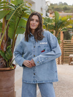Light Blue Denim Amor Overshirt