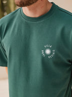 Green Sun Oversized T-Shirt