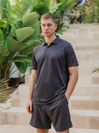 Dark Grey Sport Polo