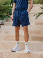 Blue Basic Sport Short