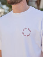 White Circle Oversized T-Shirt