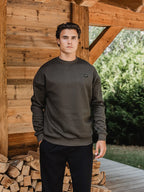 Green Signature Oversized Sweater