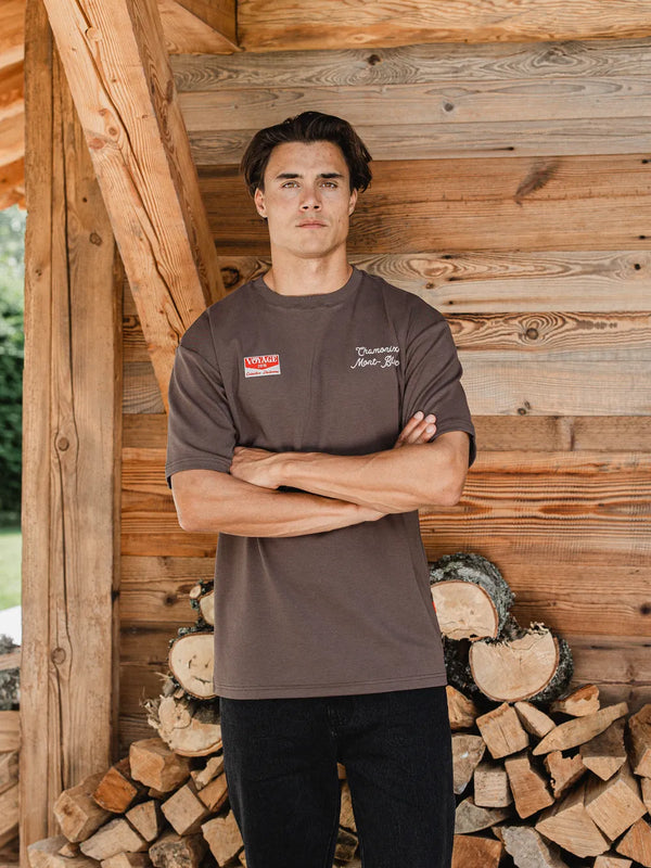 Brown Voyage Oversized T-Shirt