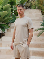 Beige Basic Sport T-shirt
