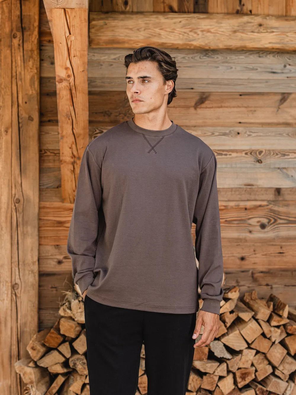 Brown Oversized Longsleeve