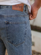 New Washed Blue Damaged Jeans