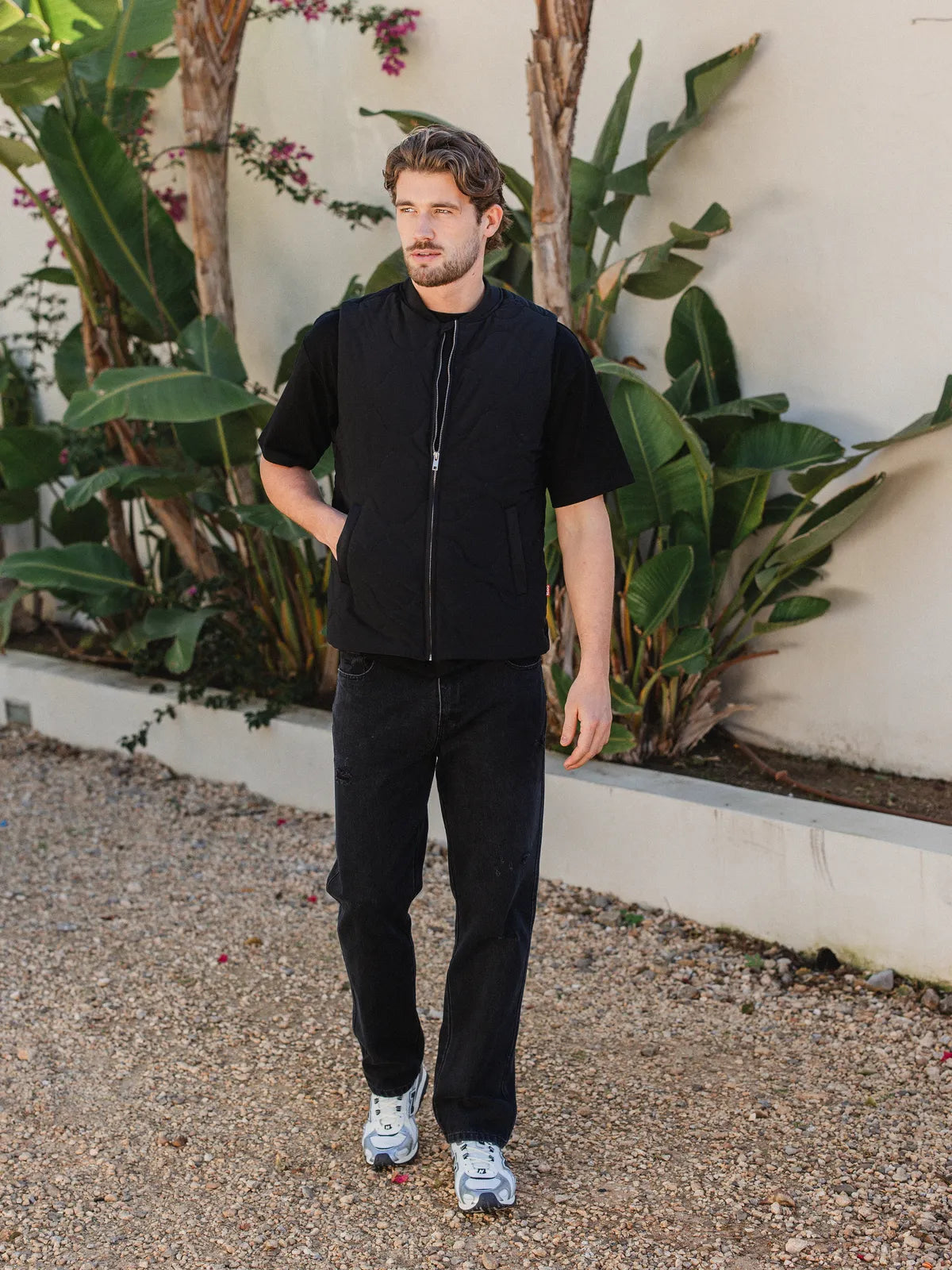 Black Stitch Bodywarmer