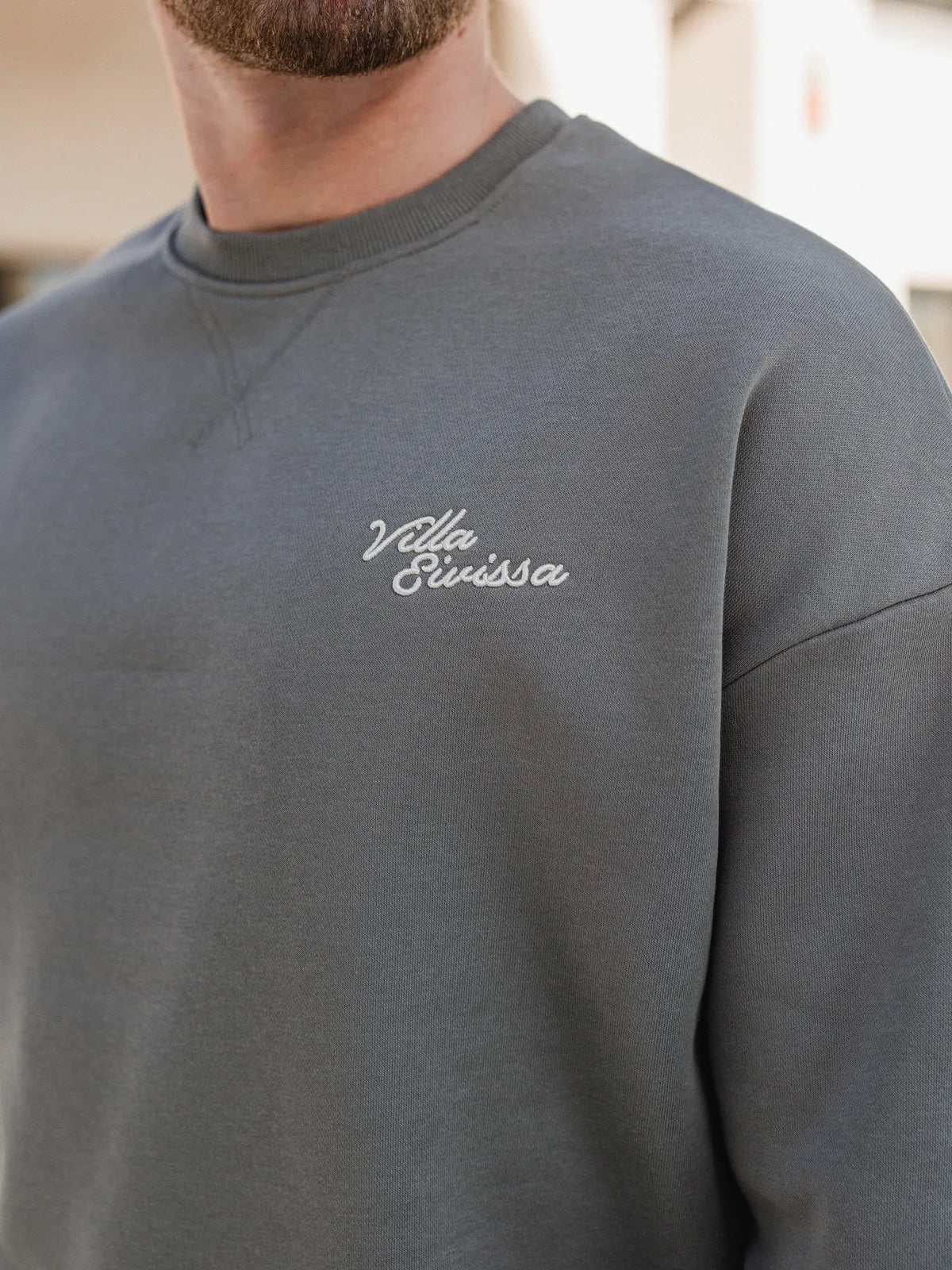 Olive Eivissa Oversized sweater