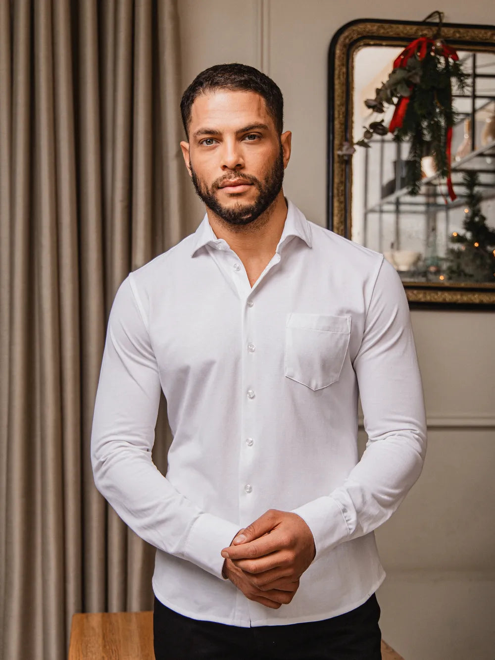 White Business Pocket Shirt