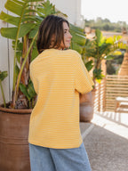 Yellow Stripe Soft T-shirt