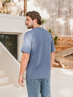 Blue Circle Oversized T-Shirt