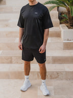 Black Oversized Sport T-shirt