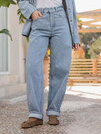 Light Blue Femme Jeans