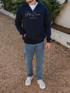 Navy Eivissa Oversized Vest