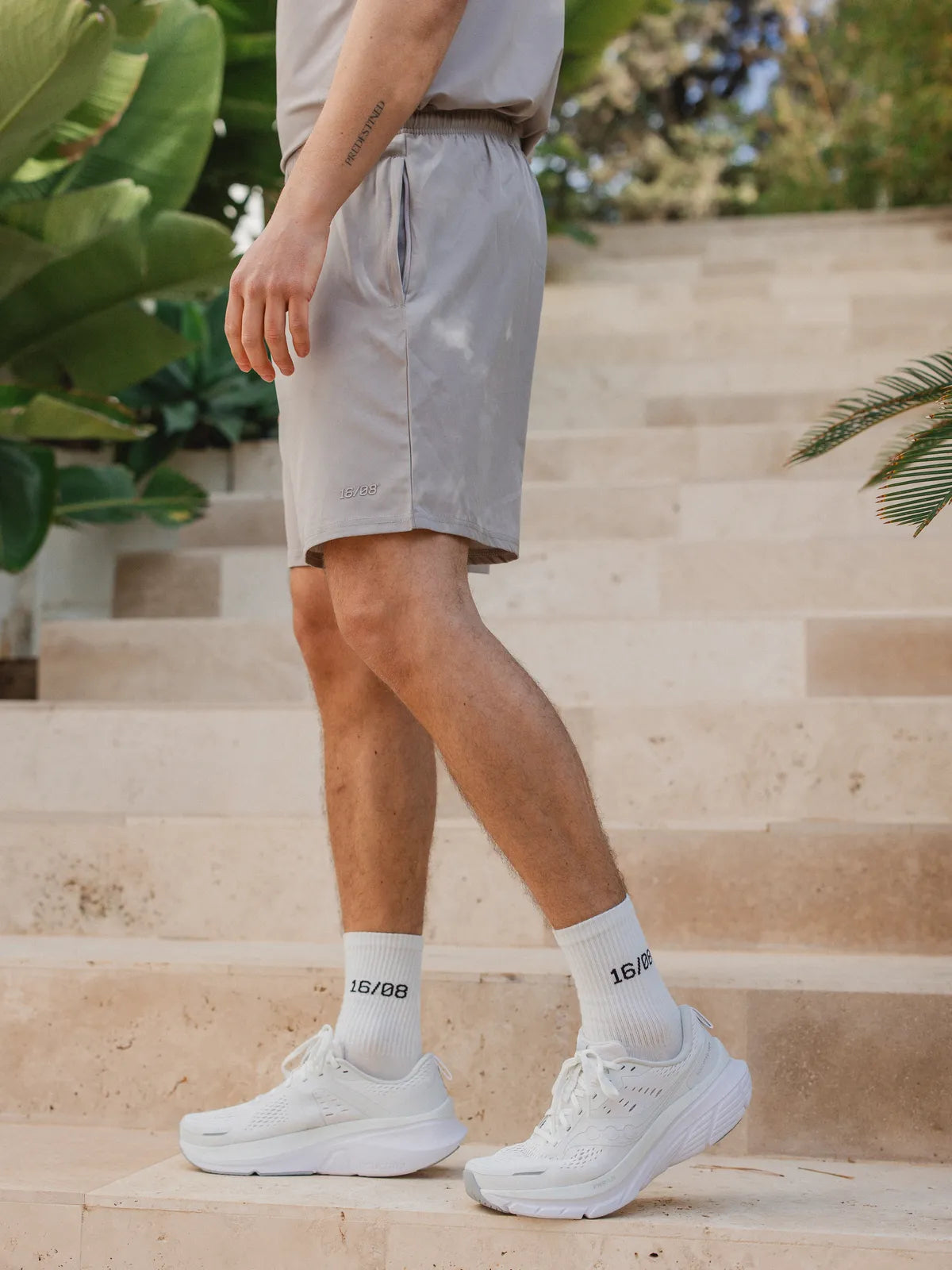 Light Grey Basic Sport Short