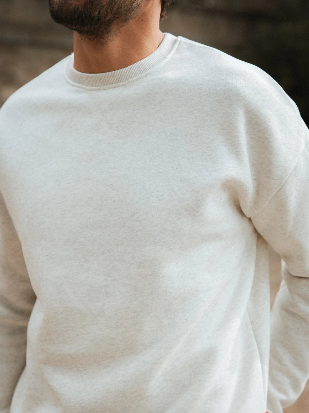 Grey Oversized Basic Sweater