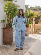 Light Blue Denim Amor Overshirt