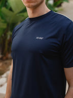 Navy Stitched Sport T-shirt