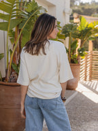 Beige Knit Amor T-shirt