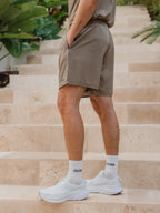 Brown Basic Sport Short