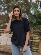 Navy Oversized T-shirt