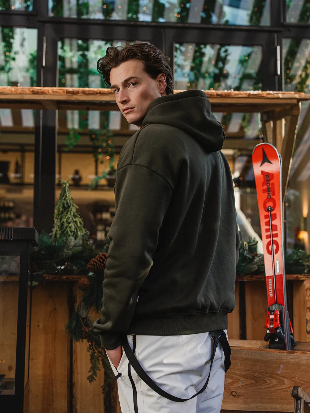 Army Oversized Ski Club Vest