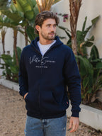 Navy Eivissa Oversized Vest