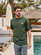 Green Patch Oversized T-Shirt