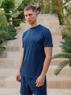 Blue Basic Sport T-shirt