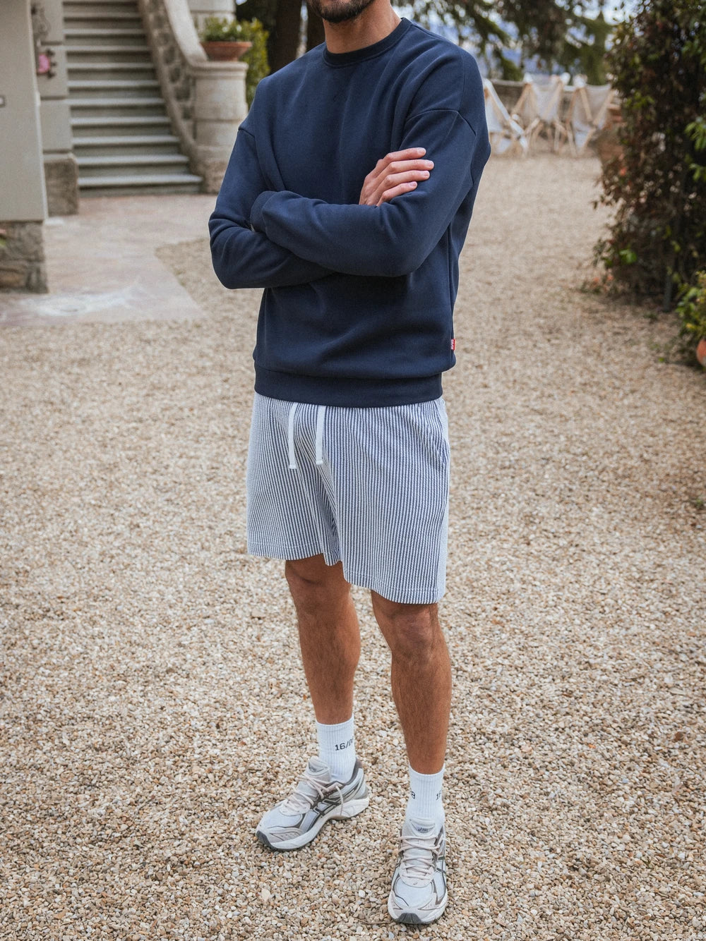 Navy Oversized Basic Sweater