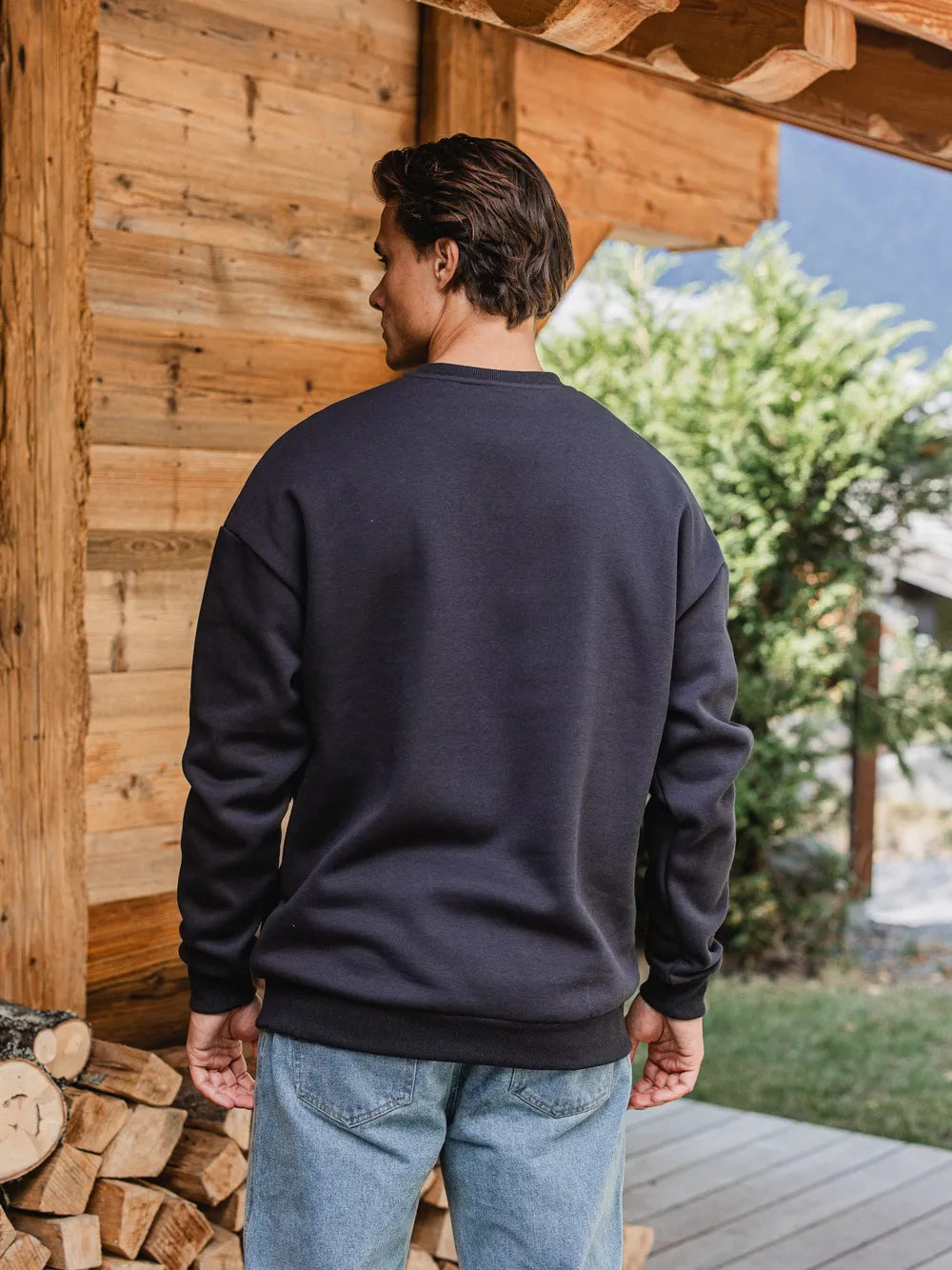 Off Black Signature Oversized Sweater