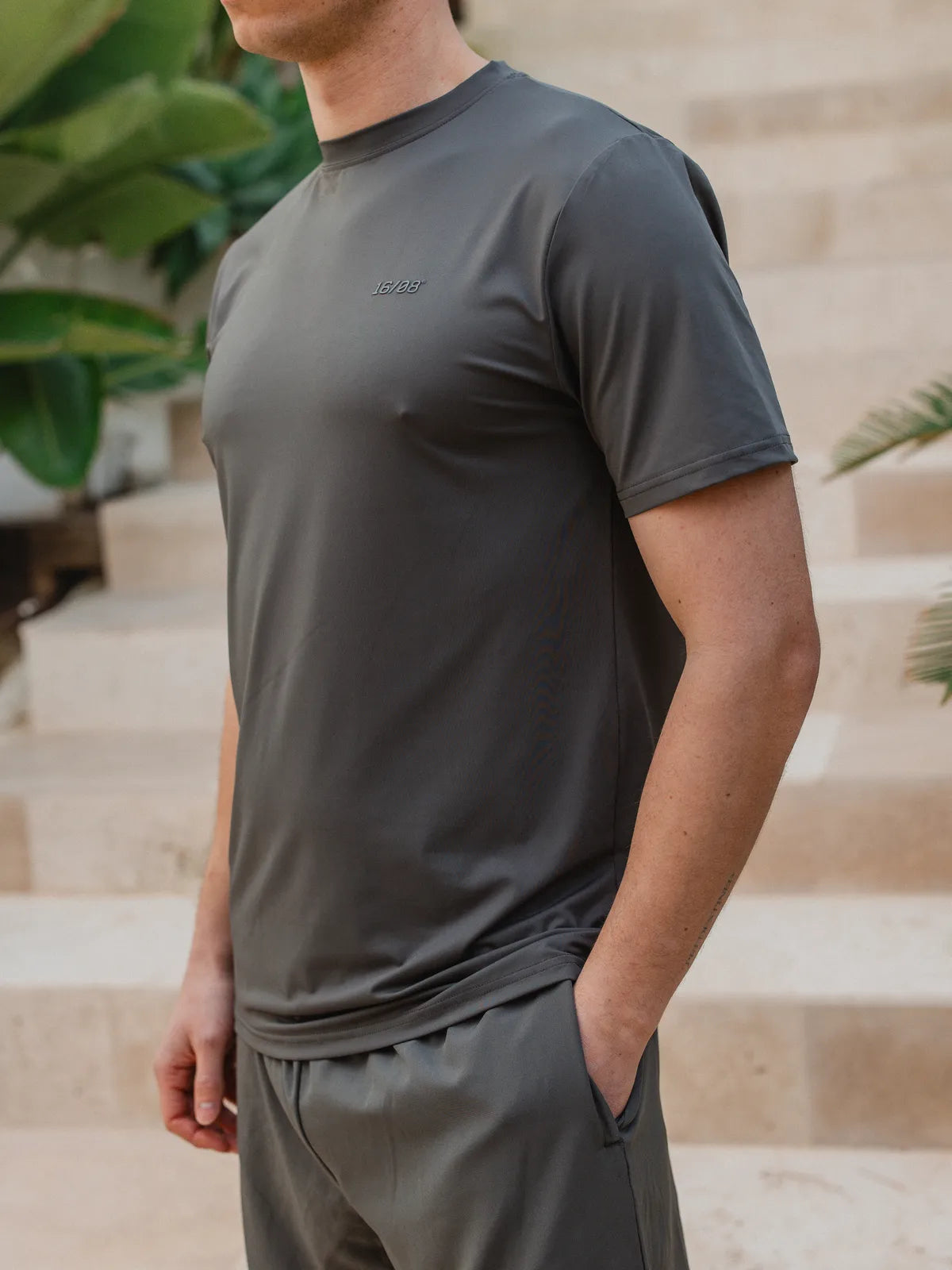 Army Green Basic Sport T-shirt